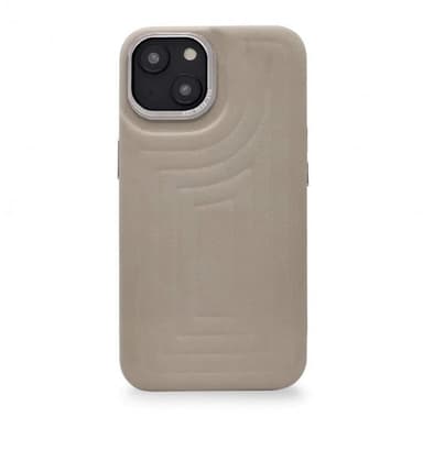 Decoded iPhone 14 Plus Kuori Leather Embossed Backcover Clay