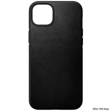 NOMAD iPhone 14 Plus Kuori Modern Leather Case Musta