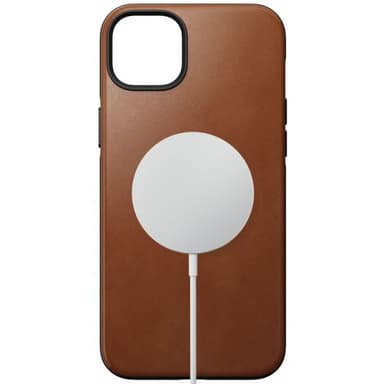 NOMAD iPhone 14 Plus Kuori Modern Leather Case English Tan