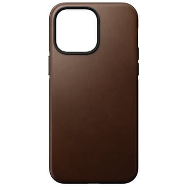 NOMAD iPhone 14 Pro Max Kuori Modern Leather Case Ruskea