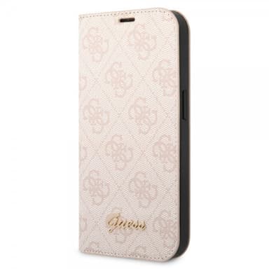 Guess iPhone 14 Plus Kotelo 4G Logo Vaaleanpunainen