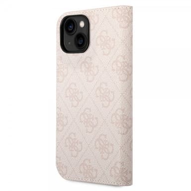 Guess iPhone 14 Plus Kotelo 4G Logo Vaaleanpunainen