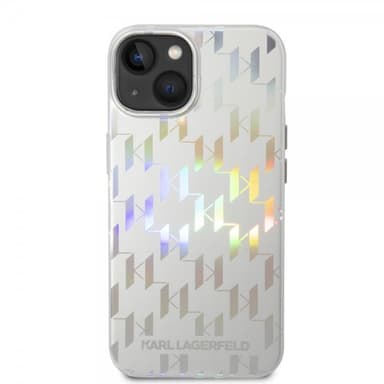 Karl Lagerfeld iPhone 14 Kuori Monogram Iridescent Hopea