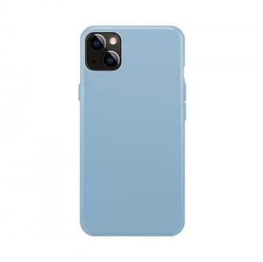 XQISIT iPhone 14 Kuori Silicone Case Vaaleansininen
