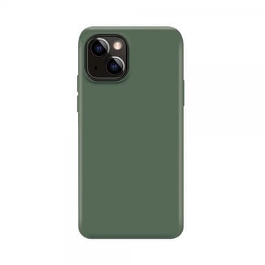 XQISIT iPhone 14 Plus Kuori Silicone Case Vihreä