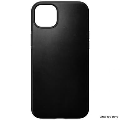 NOMAD iPhone 14 Plus Kuori Modern Leather Case Horween Musta