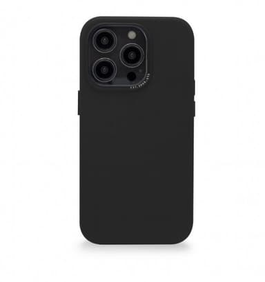Decoded iPhone 14 Pro Kuori Leather Backcover Musta