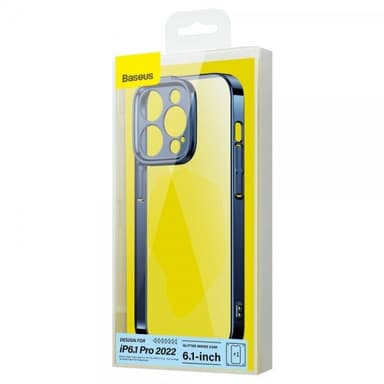 Baseus iPhone 14 Pro Kuori Glitter Series Sininen