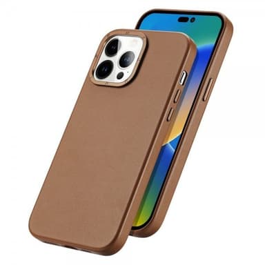 DUX DUCIS iPhone 14 Pro Max Kuori Grit Series MagSafe Ruskea
