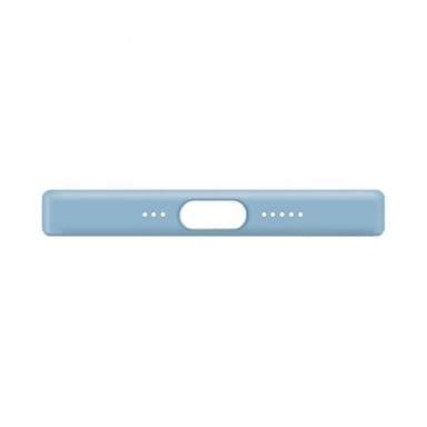 XQISIT iPhone 14 Pro Max Kuori Silicone Case Vaaleansininen