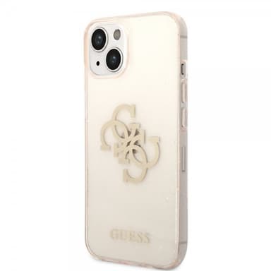 Guess iPhone 14 Kuori Full Glitter Kulta