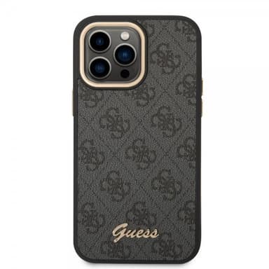 Guess iPhone 14 Pro Max Kuori 4G Logo Musta