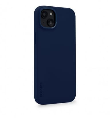 Decoded iPhone 14 Plus Kuori Silicone Backcover Navy Peony