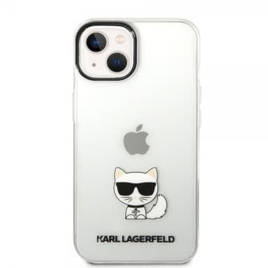 Karl Lagerfeld iPhone 14 Kuori Printed Choupette Läpinäkyvä
