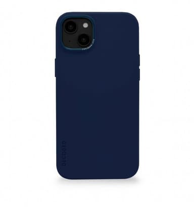 Decoded iPhone 14 Plus Kuori Silicone Backcover Navy Peony