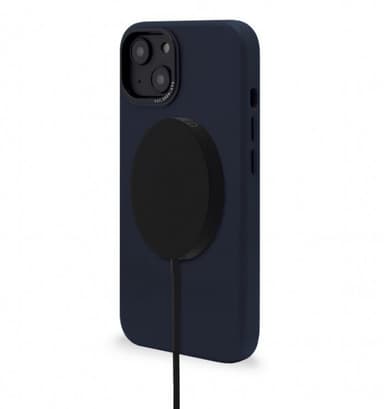 Decoded iPhone 14 Plus Kuori Leather Backcover Navy