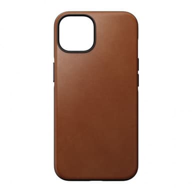 NOMAD iPhone 14 Kuori Modern Leather Case English Tan