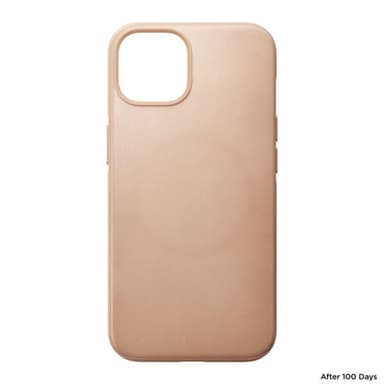 NOMAD iPhone 14 Kuori Modern Leather Case Natural
