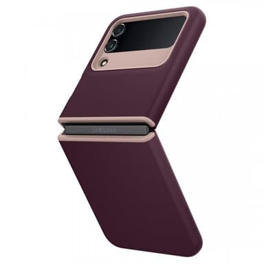 Spigen Samsung Galaxy Z Flip 4 Kuori Nano Pop Burgundy Bean
