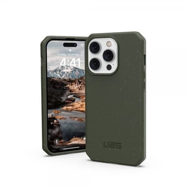 Urban Armor Gear (UAG) iPhone 14 Pro Kuori Outback Biodegradable Cover Olive