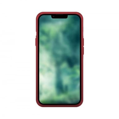 XQISIT iPhone 14 Plus Kuori Silicone Case Punainen