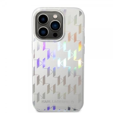 Karl Lagerfeld iPhone 14 Pro Max Kuori Monogram Iridescent Hopea