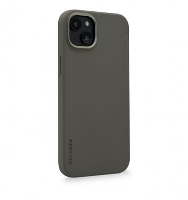 Decoded iPhone 14 Plus Kuori Silicone Backcover Olive