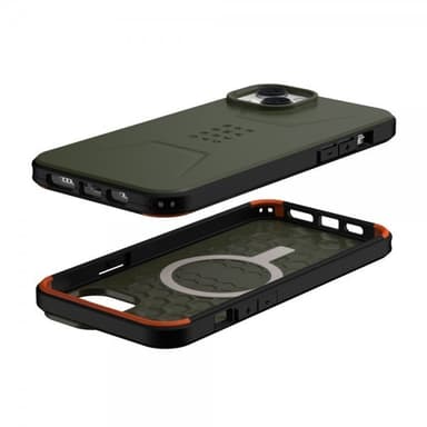 Urban Armor Gear (UAG) iPhone 14 Plus Kuori Civilian MagSafe Olive