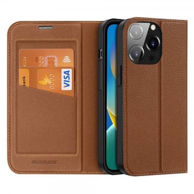 DUX DUCIS iPhone 14 Pro Kotelo Skin X2 Series Ruskea