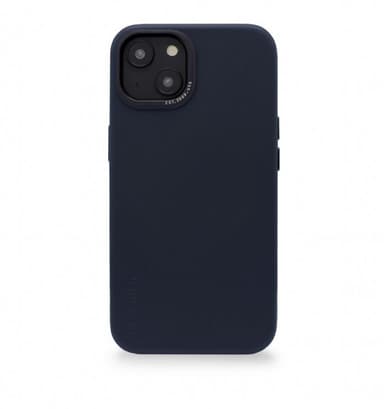 Decoded iPhone 14 Plus Kuori Leather Backcover Navy