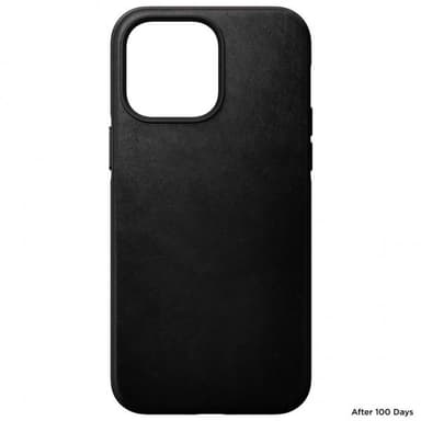 NOMAD iPhone 14 Pro Max Kuori Modern Leather Case Musta