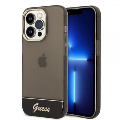 Guess iPhone 14 Pro Kuori Translucent Musta