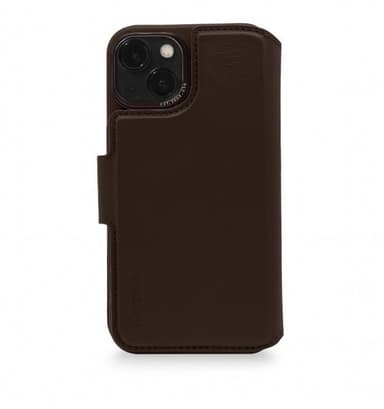 Decoded iPhone 14 Plus Kotelo Leather Detachable Wallet Ruskea