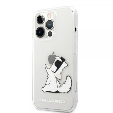 Karl Lagerfeld iPhone 14 Pro Kuori Fun Choupette Läpinäkyvä
