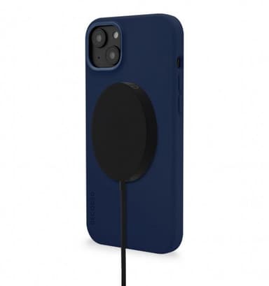 Decoded iPhone 14 Plus Kuori Silicone Backcover Navy Peony