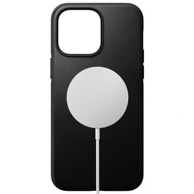 NOMAD iPhone 14 Pro Max Kuori Modern Leather Case Musta