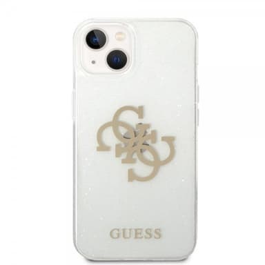 Guess iPhone 14 Kuori Full Glitter Läpinäkyvä