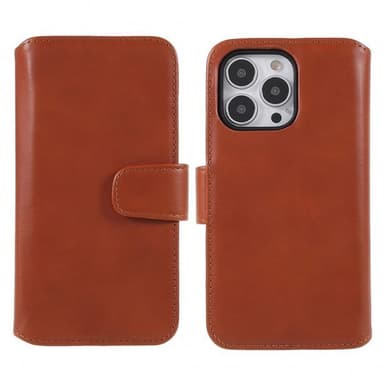 Nordic Covers iPhone 14 Pro Max Kotelo Essential Leather Maple Brown
