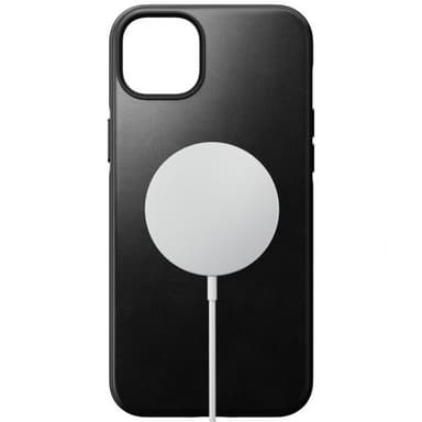 NOMAD iPhone 14 Plus Kuori Modern Leather Case Horween Musta