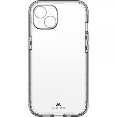 Black Rock iPhone 14 Kuori 360° Real Glass Case Musta Kirkas