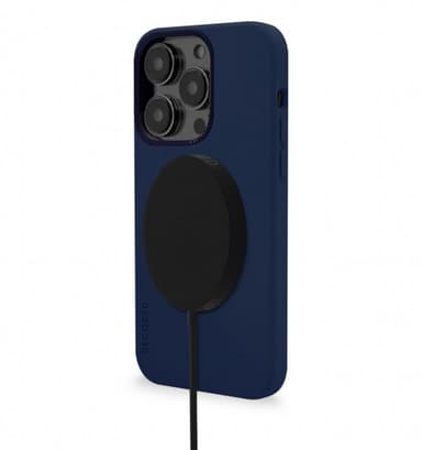 Decoded iPhone 14 Pro Max Kuori Silicone Backcover Navy Peony