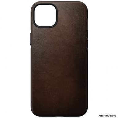 NOMAD iPhone 14 Plus Kuori Modern Leather Case Ruskea