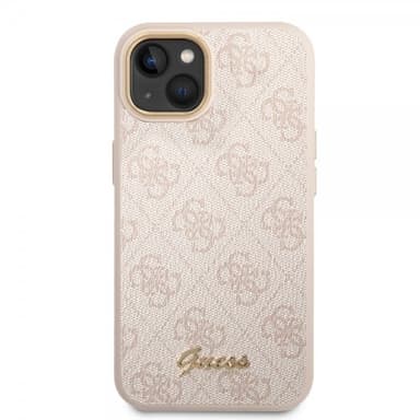 Guess iPhone 14 Plus Kuori 4G Logo Vaaleanpunainen