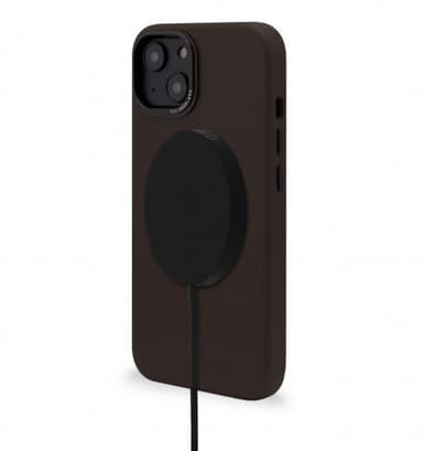 Decoded iPhone 14 Kuori Leather Backcover Ruskea