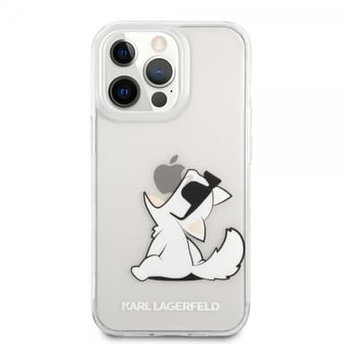 Karl Lagerfeld iPhone 14 Pro Kuori Fun Choupette Läpinäkyvä