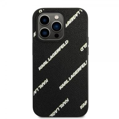 Karl Lagerfeld iPhone 14 Pro Kuori Logomania Musta