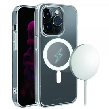 Vivanco iPhone 14 Pro Kuori Mag Steady Läpinäkyvä Kirkas