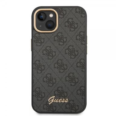 Guess iPhone 14 Plus Kuori 4G Logo Musta