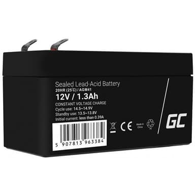 Green Cell Akku AGM VRLA 12V 1.3Ah 