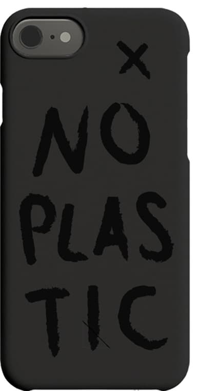 A Good Company No Plastic iPhone 8/7/6/SE suojakuori (musta)